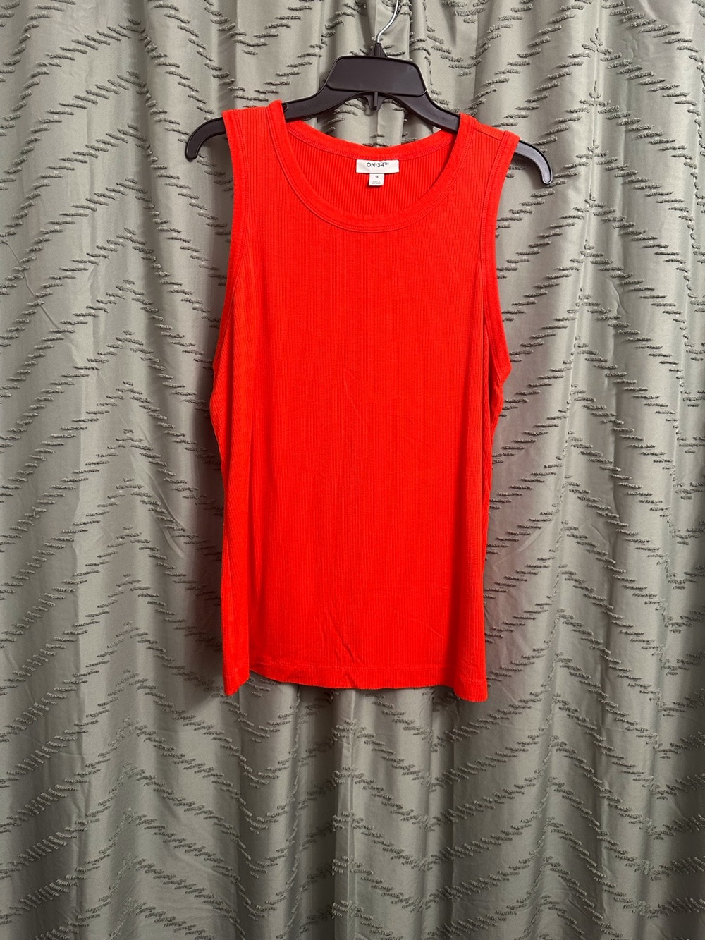 ON 34th Women's Ribbed Tank Top - Red orange Color size 1x plus size
Tags: Macys